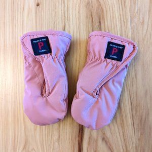 Polarn O Pyret 1-2 Year Old Baby Girl Velcro Mittens